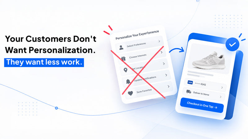 Your Customers Don't Want Personalization. They want less work.