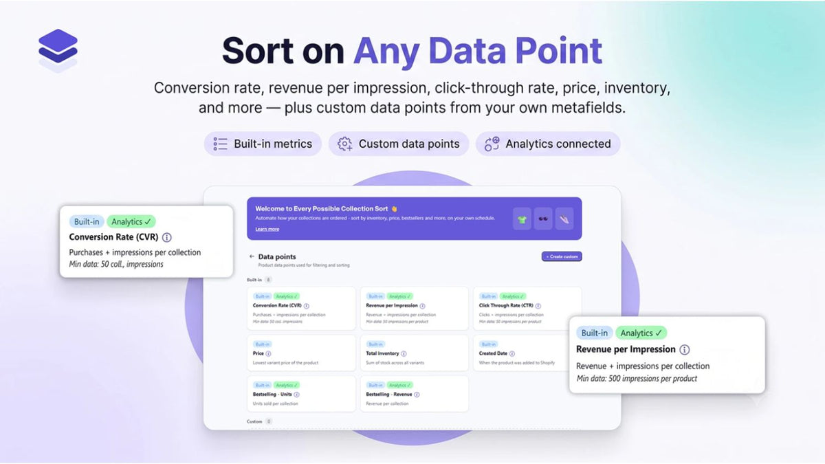 Load video: Video tutorial on how to use every possible sort - a Shopify app for Sorting Collections